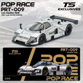 Poprace 1/64 scale Mazda 787B test car in silver chrome finish