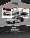 White Mercedes-AMG GT3 race car with SPA 2022 24-hour livery, 1/64 scale