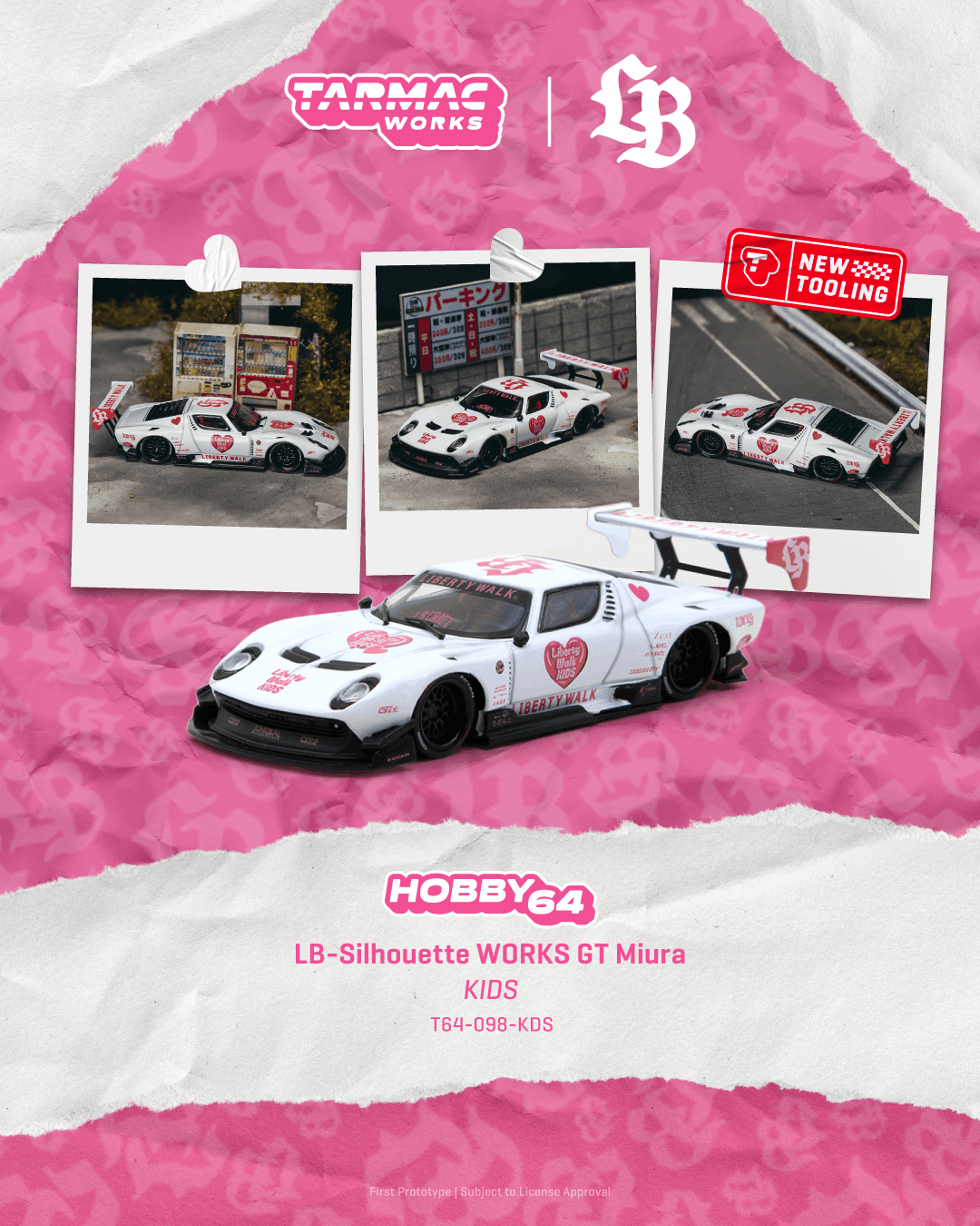 (PREORDER) TARMAC WORKS 1/64 LB-SILHOUETTE WORKS GT MUIRA KIDS T64-098-KDS