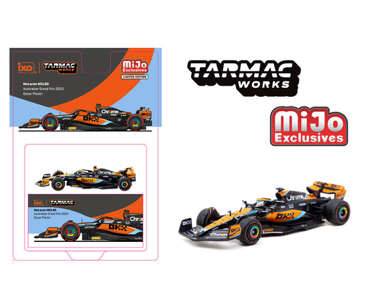 (Preorder) Tarmac Works 1:64 McLaren MCL60 Australian Grand Prix 2023 Oscar Piastri – ixo Models MiJo Exclusives Limited Edition