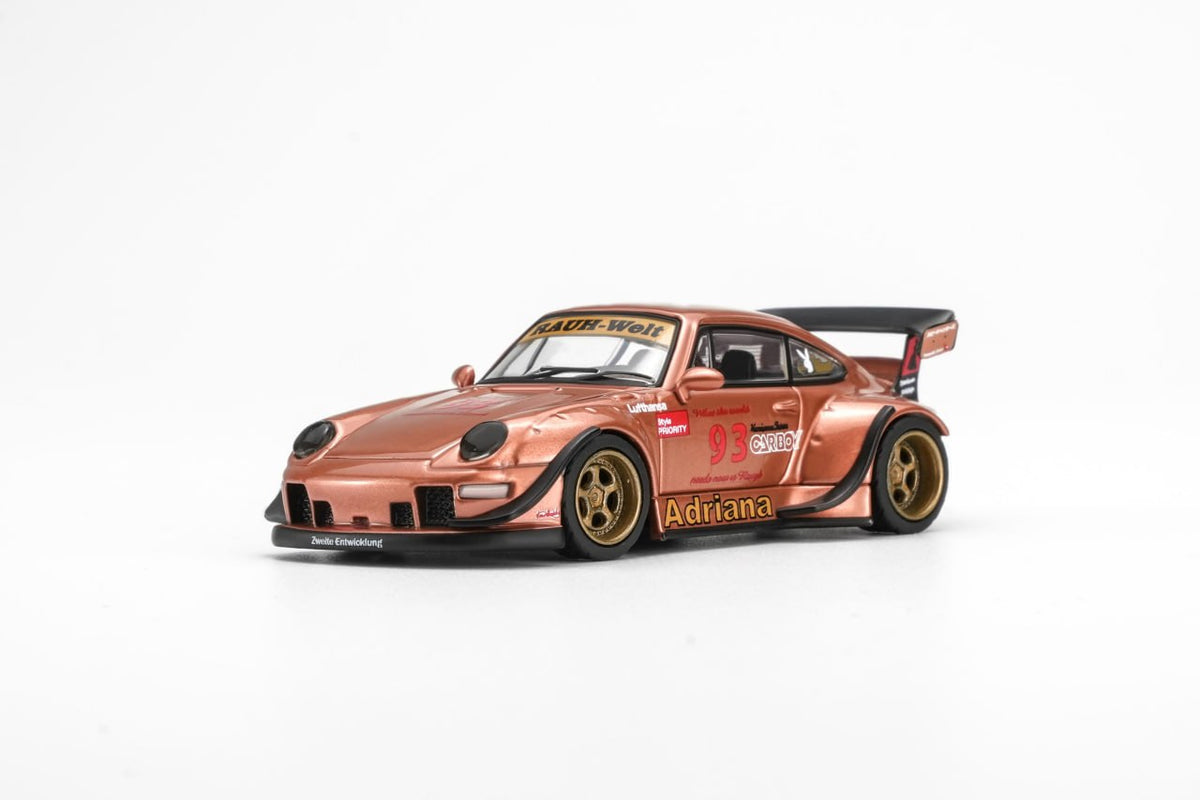Motorhelix 1/64 RWB 993 Adriana diecast model in acrylic display box