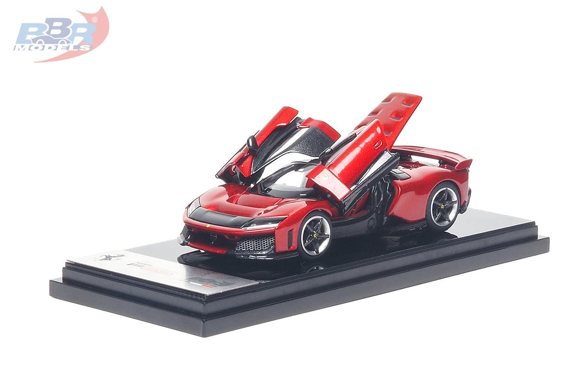 BBR Ferrari F80 Rosso diecast, full car display angle