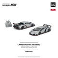 Pop Race 1/64 Lamborghini Veneno in Grigio Metalluro finish
