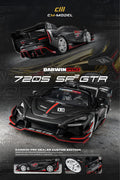 CM DarwinPro 720S E GTR 1:64 scale diecast model in Matt Black