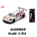 Spark 1/64 Porsche GT3 R No.8 AO Racing livery with pit board accessory