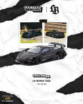 Tarmac Works 1/64 LB-Works 720S in Black with acrylic display case