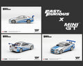 Mini GT 1/64 Nissan Skyline GT-R C-West 2 Fast 2 Furious Brian O'Conner diecast model