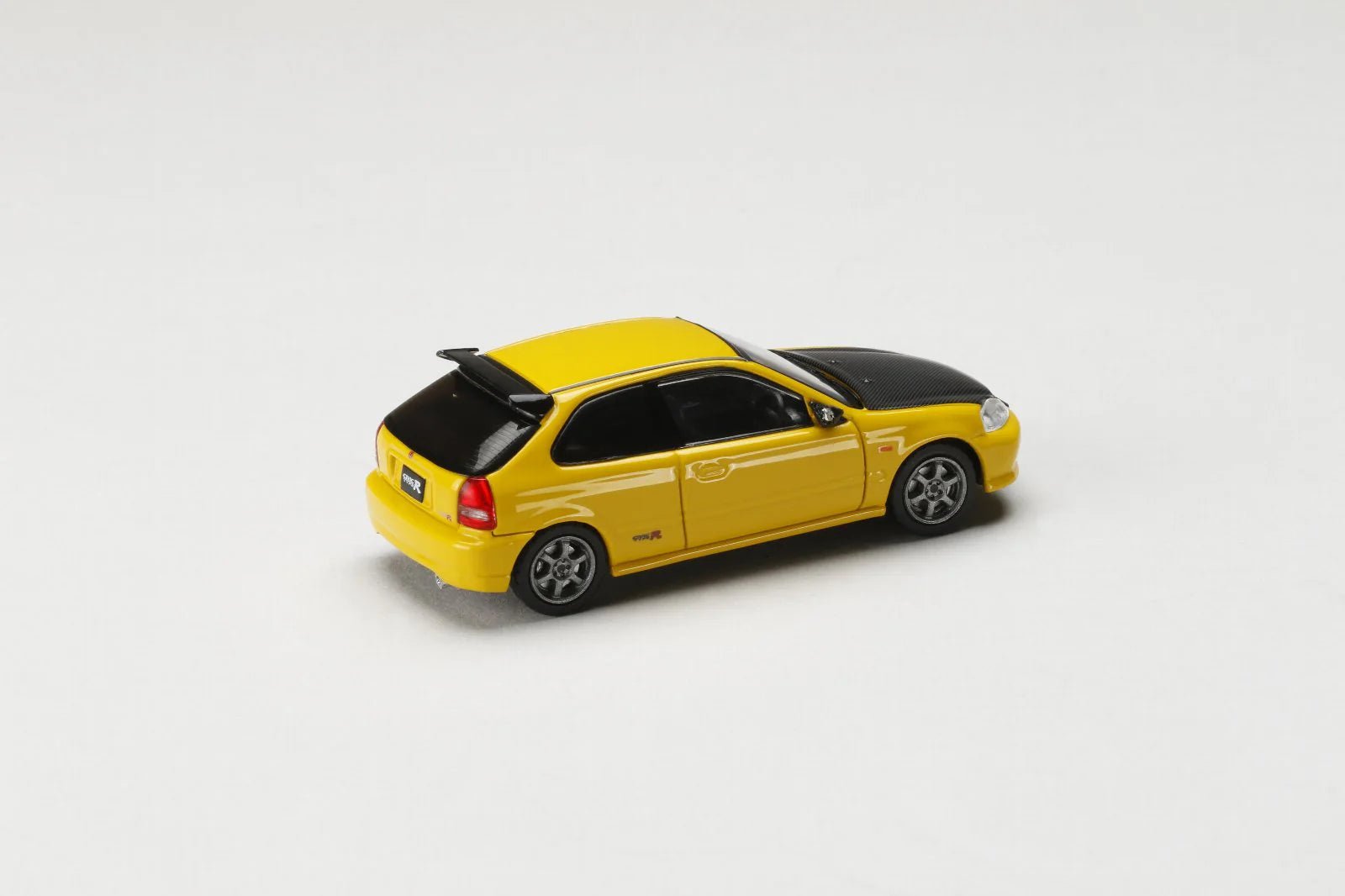JDM64 by HOBBY JAPAN 1/64 Honda CIVIC TYPE R (EK9) JDM STYLE - Sunlight Yellow HJDM001 - 4 1:64 diecast model
