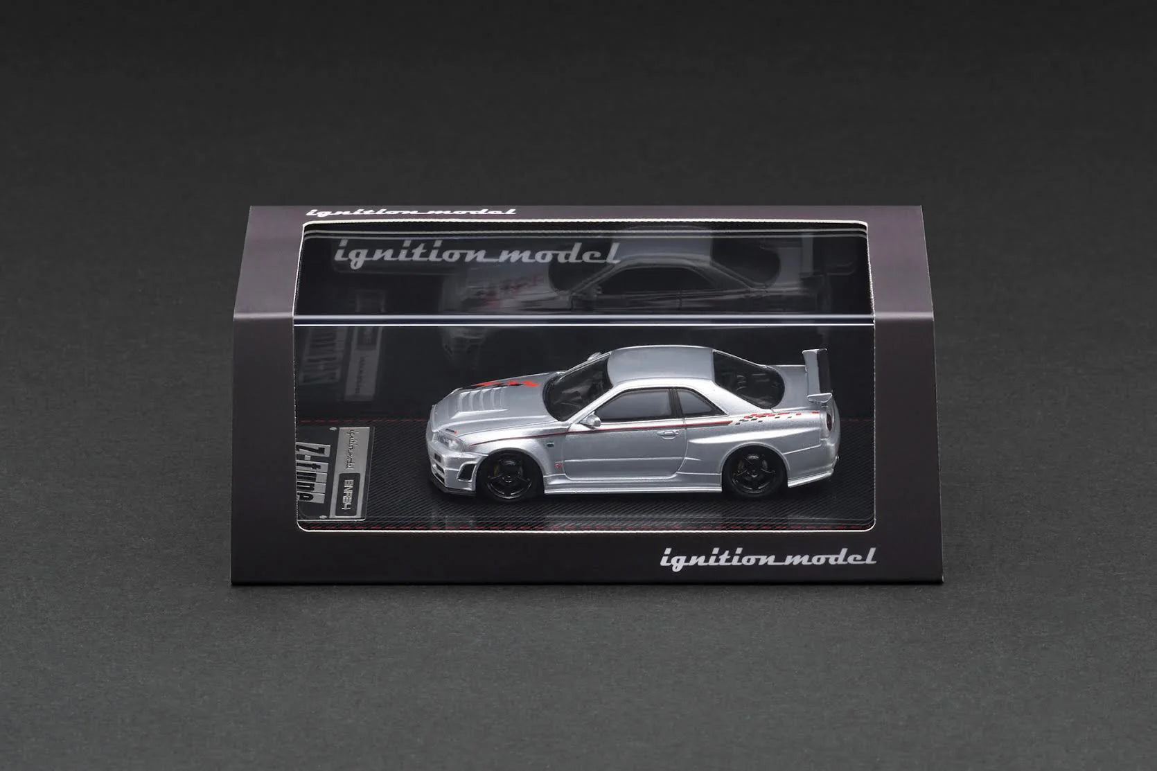 Ignition Model 1/64 Nismo R34 GT - R Z - Tune Silver IG3840 1:64 diecast model