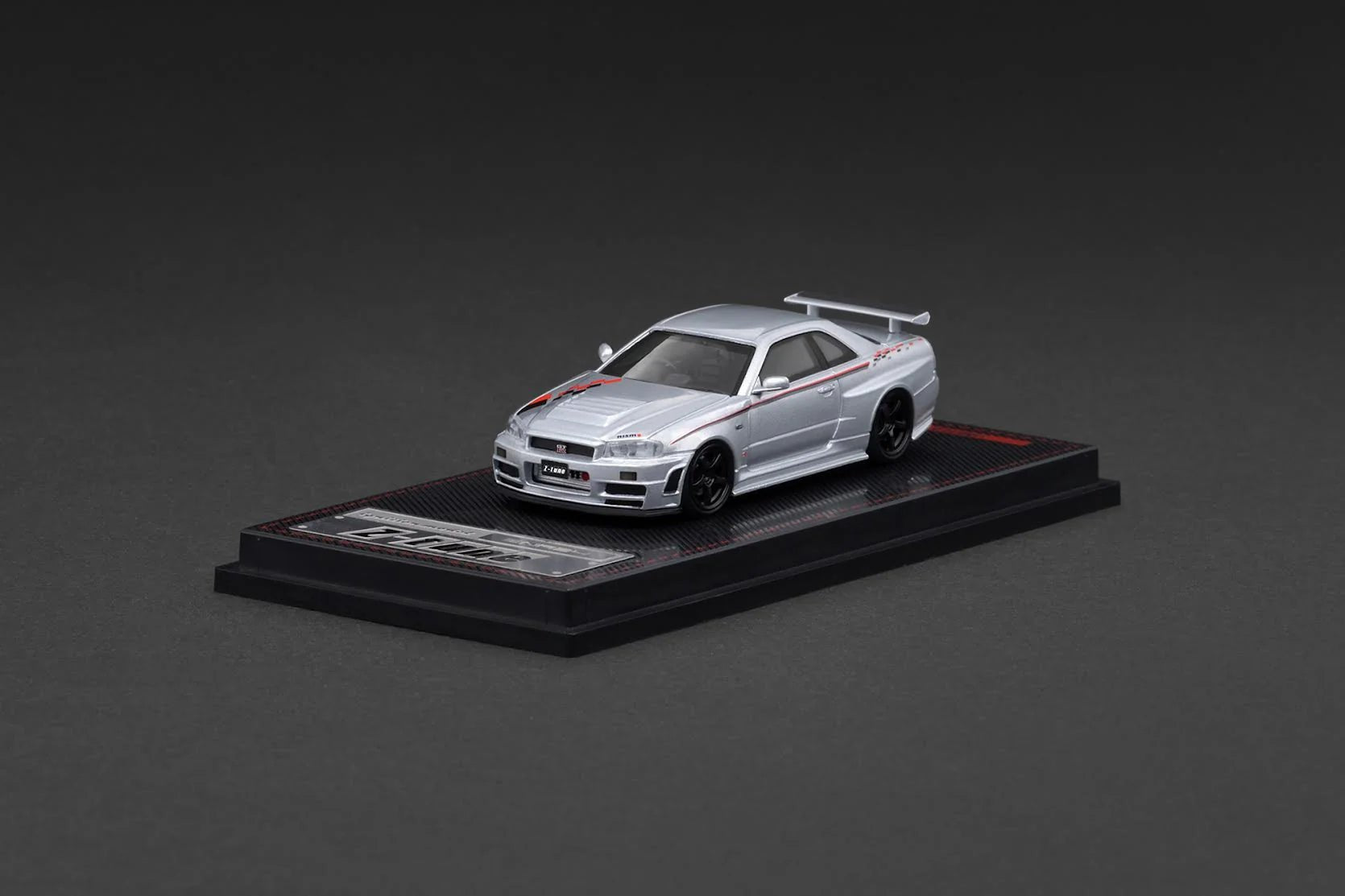Ignition Model 1/64 Nismo R34 GT - R Z - Tune Silver IG3840 1:64 diecast model