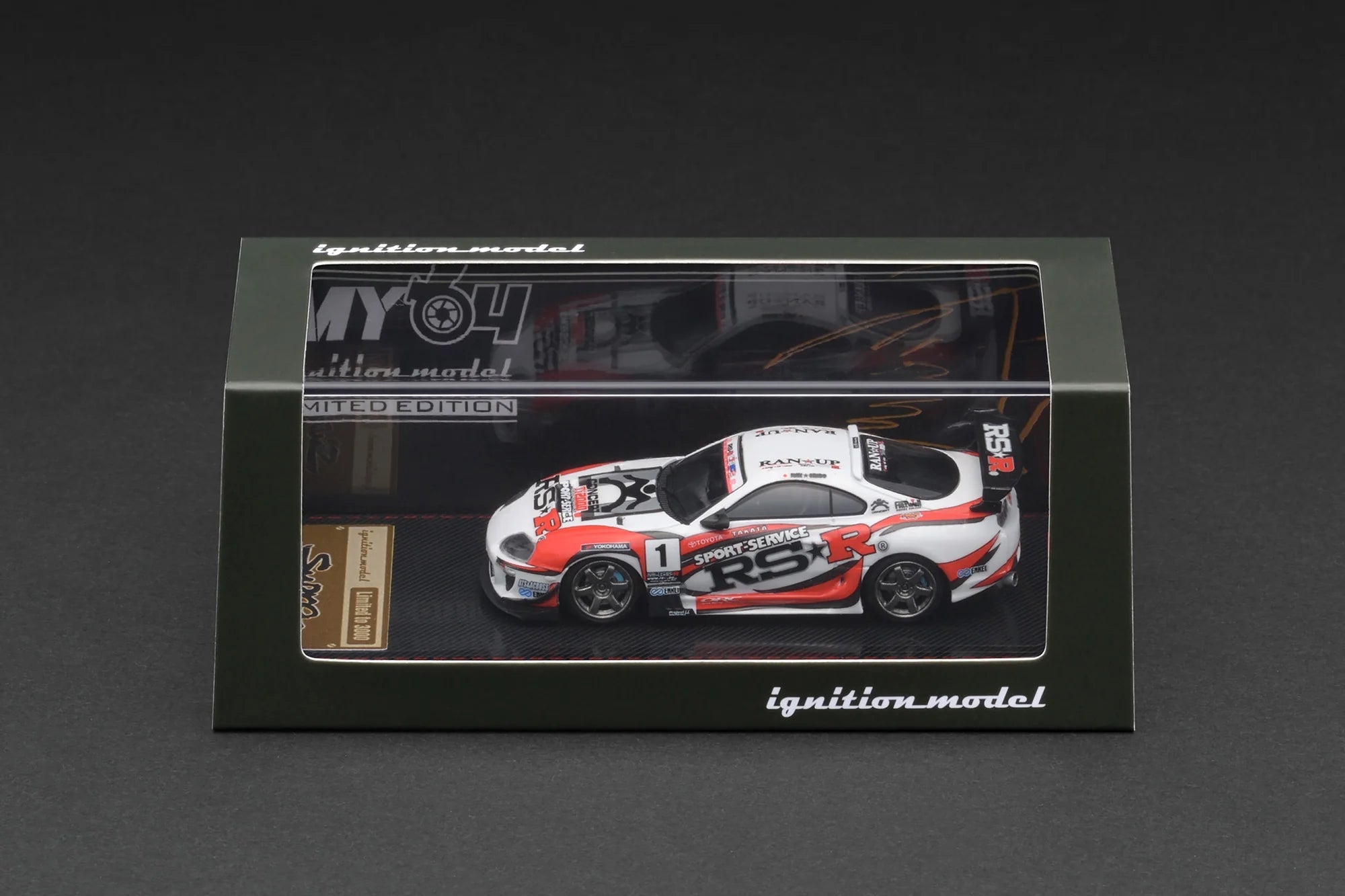 Ignition Model 1/64 Toyota Supra (JZA80) RZ – White Malaysia Exclusive IG3842 1:64 diecast model