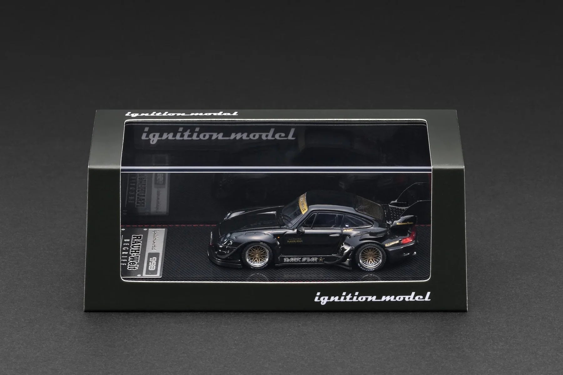 Ignition Model 1/64 RWB 993 Black IG3870 1:64 diecast model