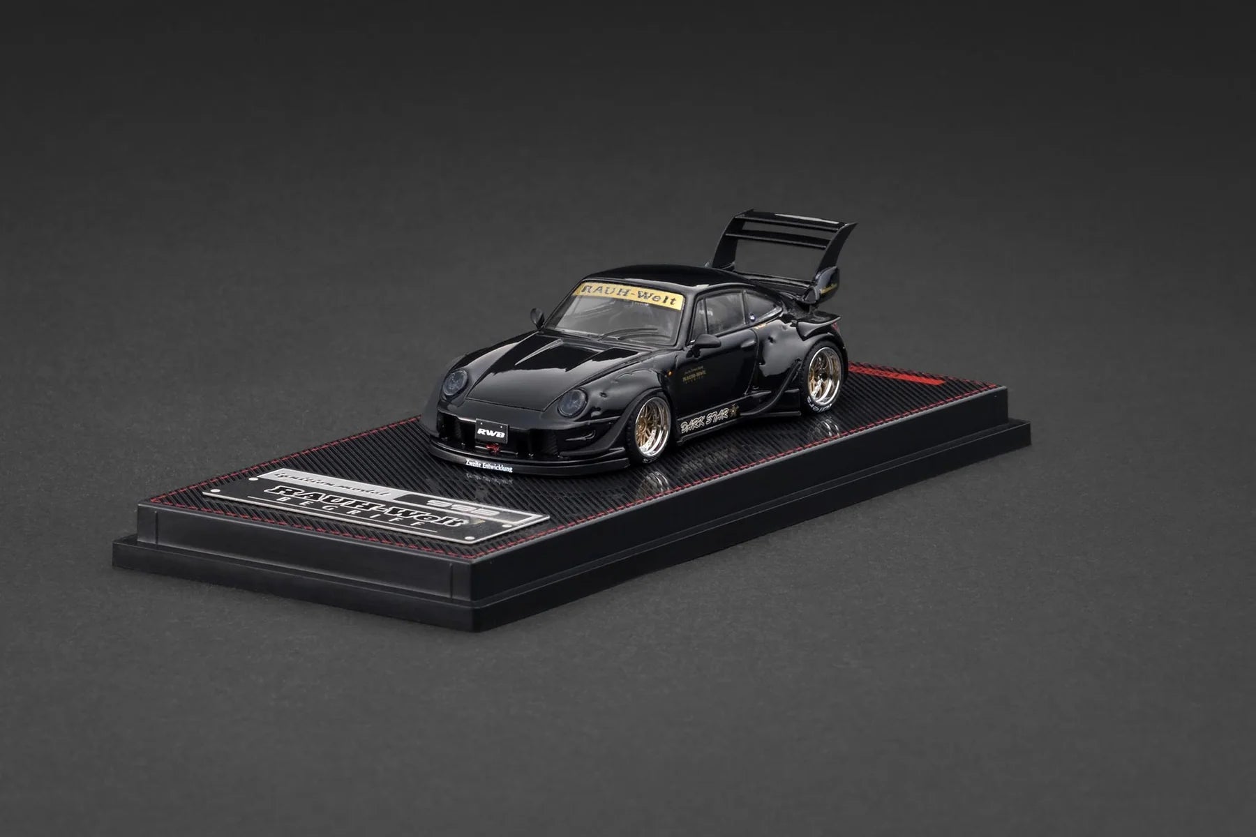 Ignition Model 1/64 RWB 993 Black IG3870 1:64 diecast model