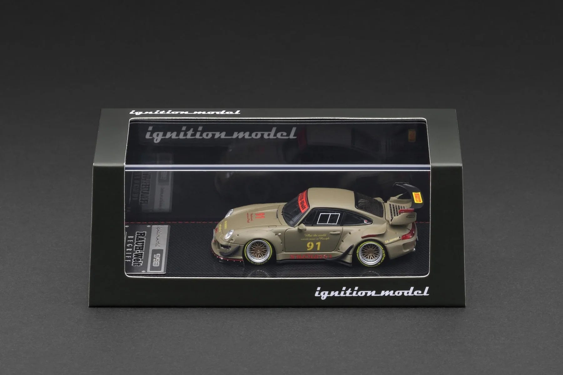 Ignition Model 1/64 RWB 993 Matte Green IG3873 1:64 diecast model