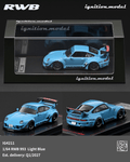 (PREORDER) IGNITION MODEL 1/64 RWB 993 LIGHT BLUE IG4211 1:64 diecast model