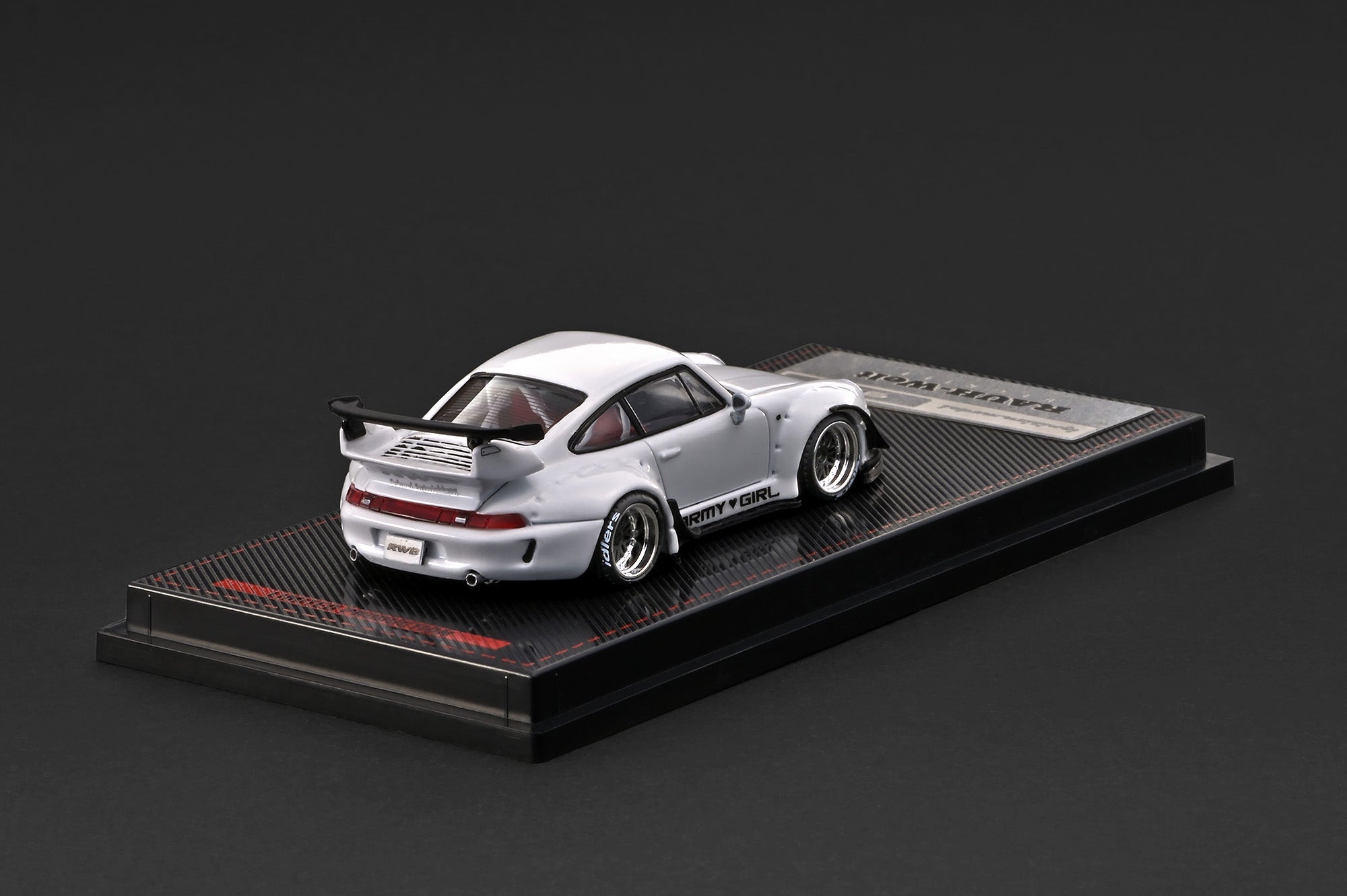 (PREORDER) IGNITION MODEL 1/64 RWB 993 WHITE METALLIC IG4216 1:64 diecast model