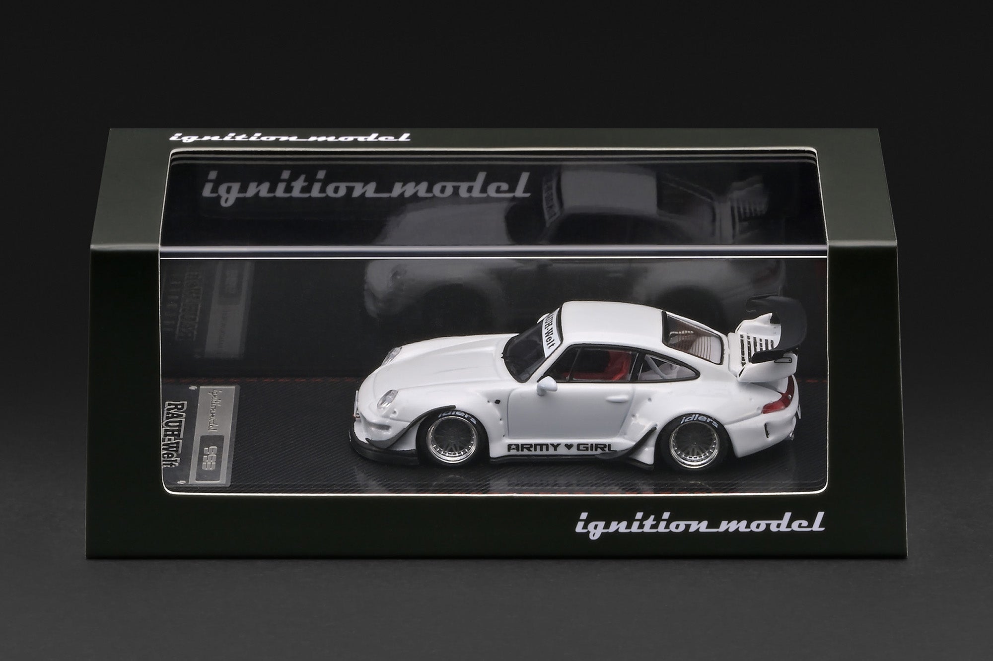 (PREORDER) IGNITION MODEL 1/64 RWB 993 WHITE METALLIC IG4216 1:64 diecast model