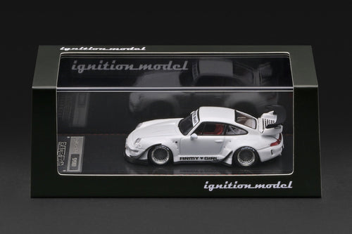 (PREORDER) IGNITION MODEL 1/64 RWB 993 WHITE METALLIC IG4216 1:64 diecast model