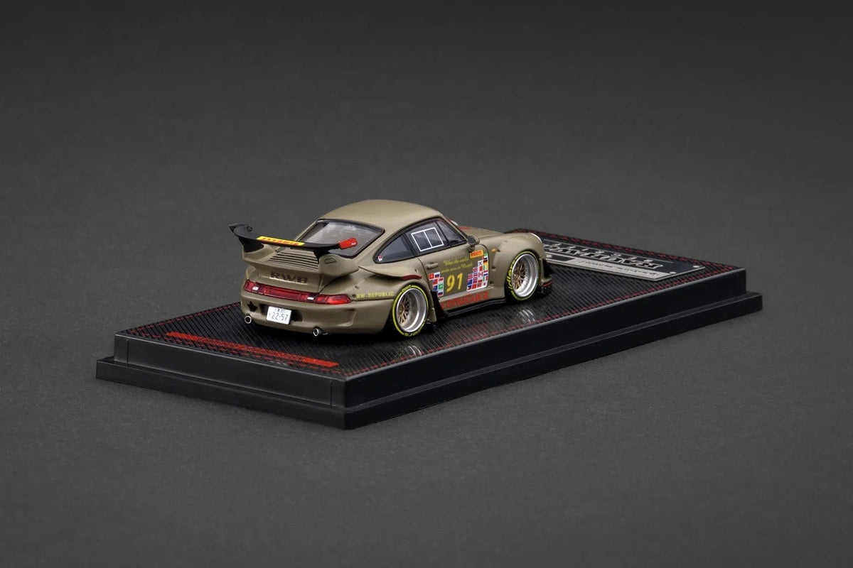 RWB widebody Porsche 911 930 finished Matte Green