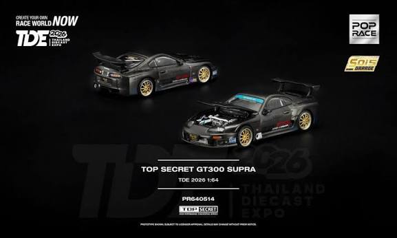 POPRACE 1/64 TOP SECRET GT300 SUPRA TDE 2026 PR640514