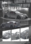 INNO64 1/64 NISSAN GT - R (R35) LBWK SUPER SILHOUETTE 35GT - RR Full Carbon IN64 - LBWKR35 - FC 1:64 diecast model