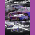 INNO64 1/64 SKYLINE GT - R (R32) Midnight Purple Australia Special Edition IN64 - R32 - MP - AS 1:64 diecast model