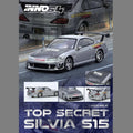 INNO64 1/64 TOP SECRET SILVIA (S15) Silver IN64 - S15TS - SIL 1:64 diecast model