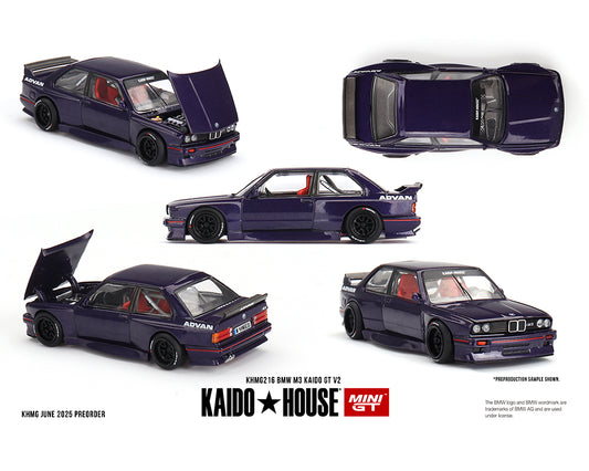 Kaido House x Mini GT 1:64 BMW M3 Kaido GT V2 in Purple