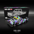 MINI GT x Kaido House 1/64 Chevrolet Silverado KAIDO HKS V1 KHMG174 1:64 diecast model
