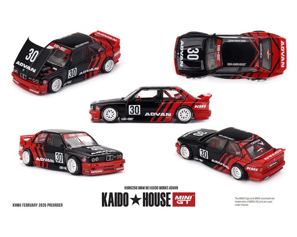 (PREORDER) MINI GT x Kaido House 1/64 BMW M3 ADVAN KHMG266 1:64 diecast model