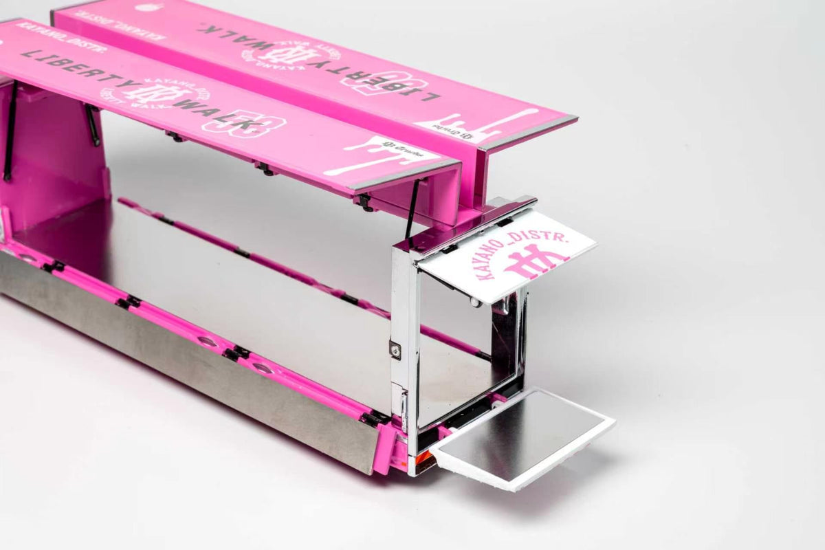 (PREORDER) GCD 1/64 HINO 700 LB PINK - KAYANO DISTRIBUTION EDITION KS-093-738 1:64 diecast model