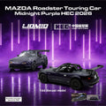 Liomio 1/64 scale Mazda Roadster Touring Car in Midnight Purple