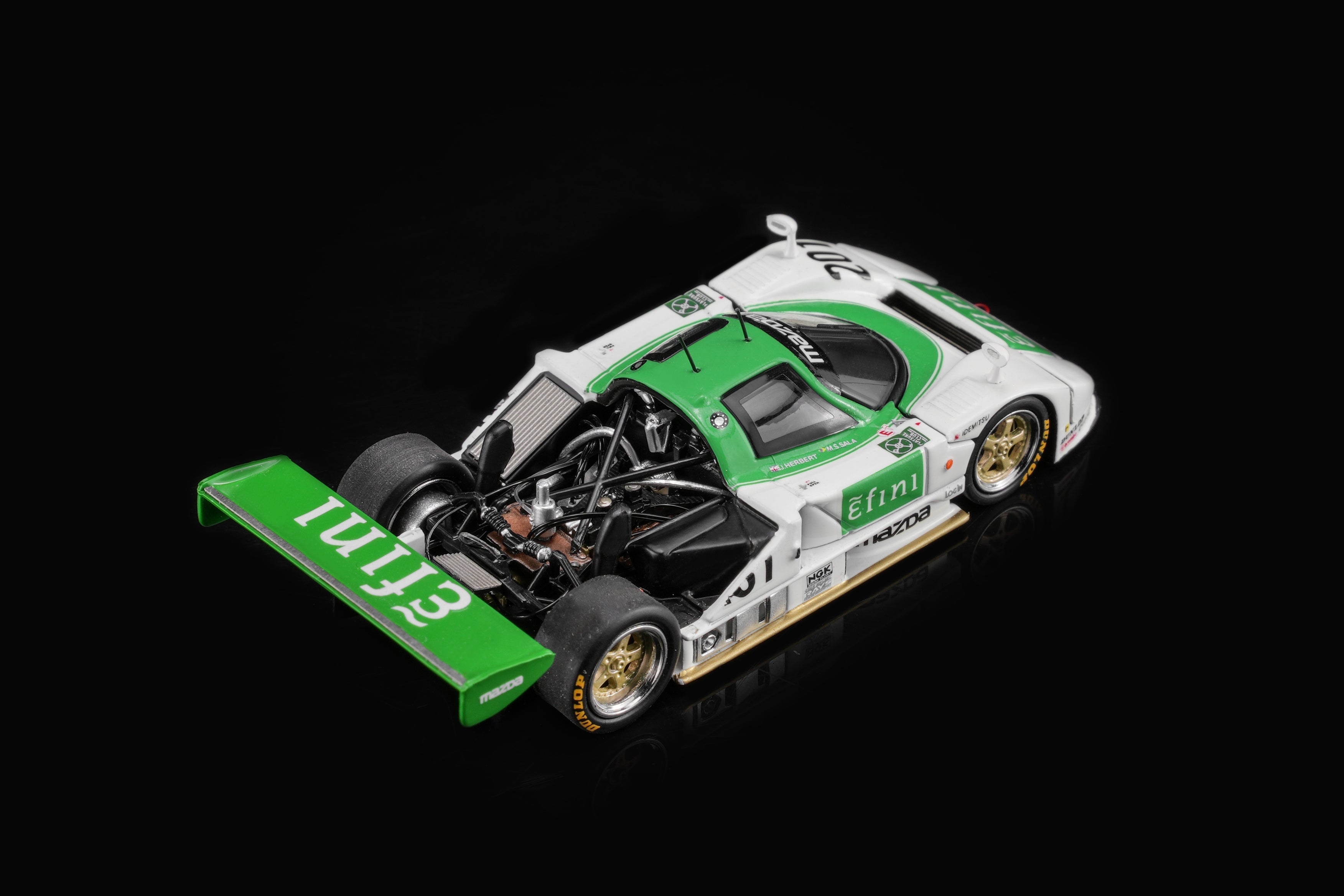 (PREORDER) MOTORHELIX 1/64 MAZDA 787B 201 GREEN/WHITE M60112 1:64 diecast model