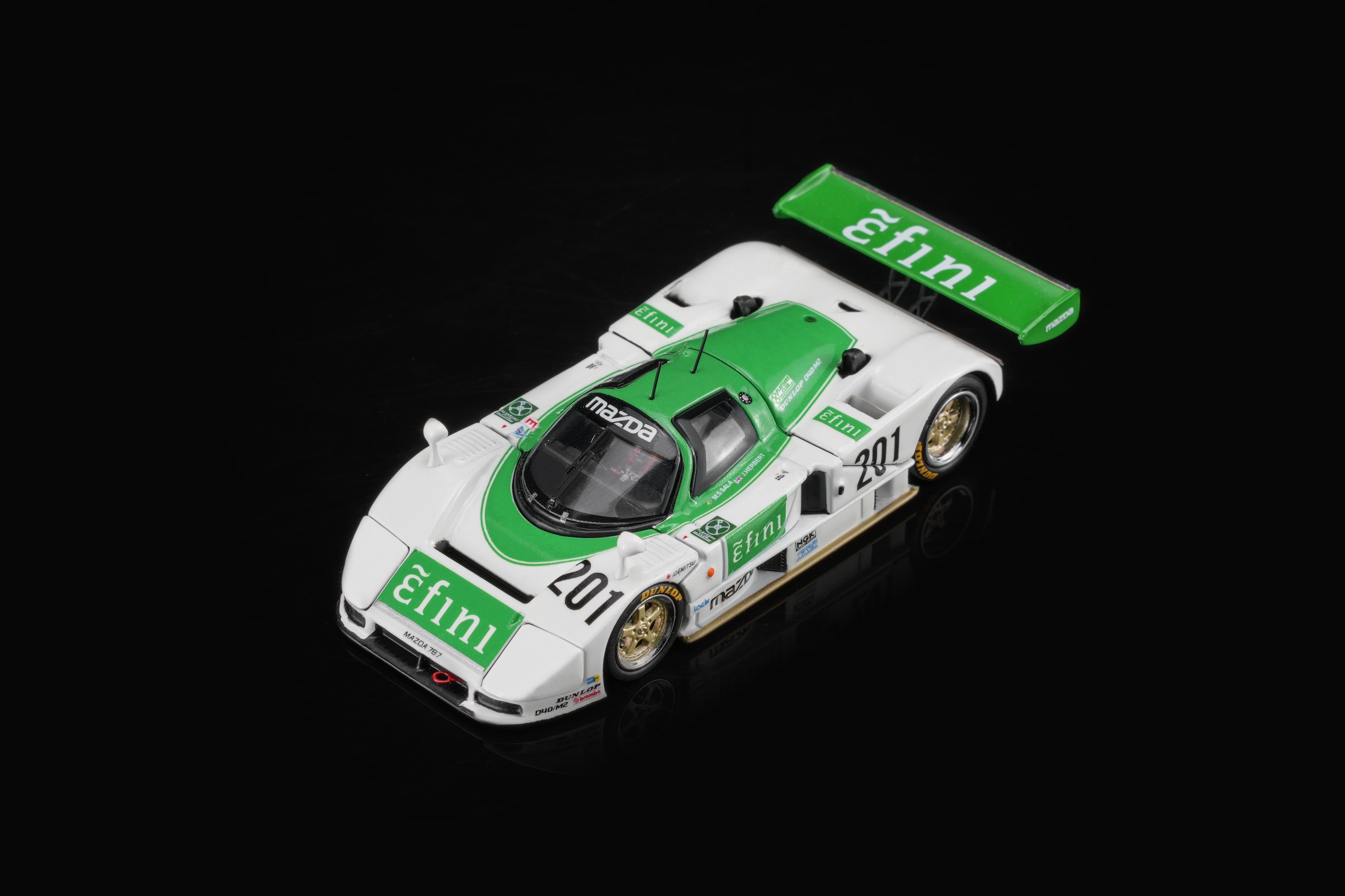 (PREORDER) MOTORHELIX 1/64 MAZDA 787B 201 GREEN/WHITE M60112 1:64 diecast model