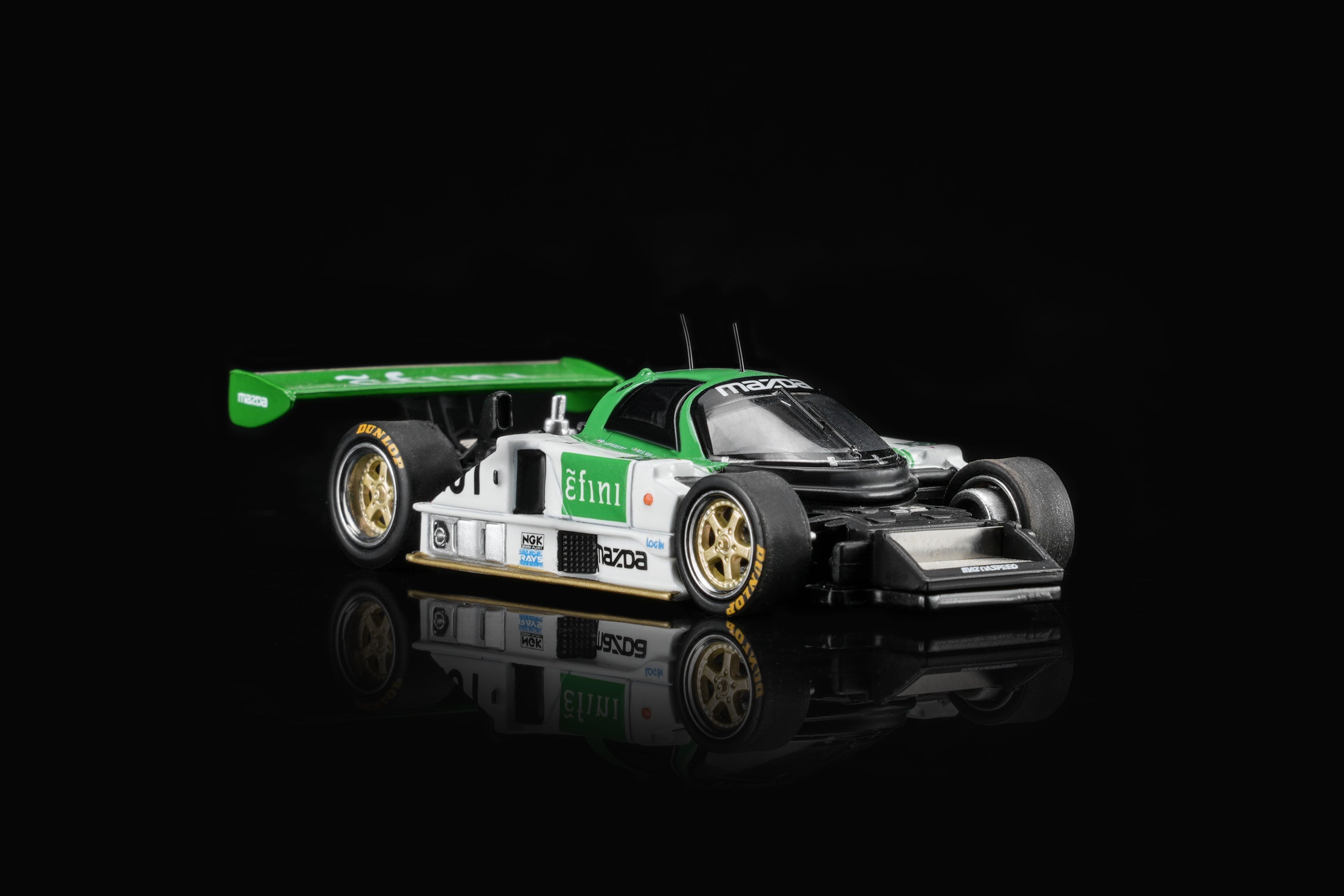 (PREORDER) MOTORHELIX 1/64 MAZDA 787B 201 GREEN/WHITE M60112 1:64 diecast model