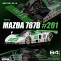 (PREORDER) MOTORHELIX 1/64 MAZDA 787B 201 GREEN/WHITE M60112 1:64 diecast model