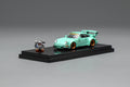 (PREORDER) MOTORHELIX 1/64 RWB 964 Tiffany with Magnetic Air - Cooled Engine M62105 1:64 diecast model