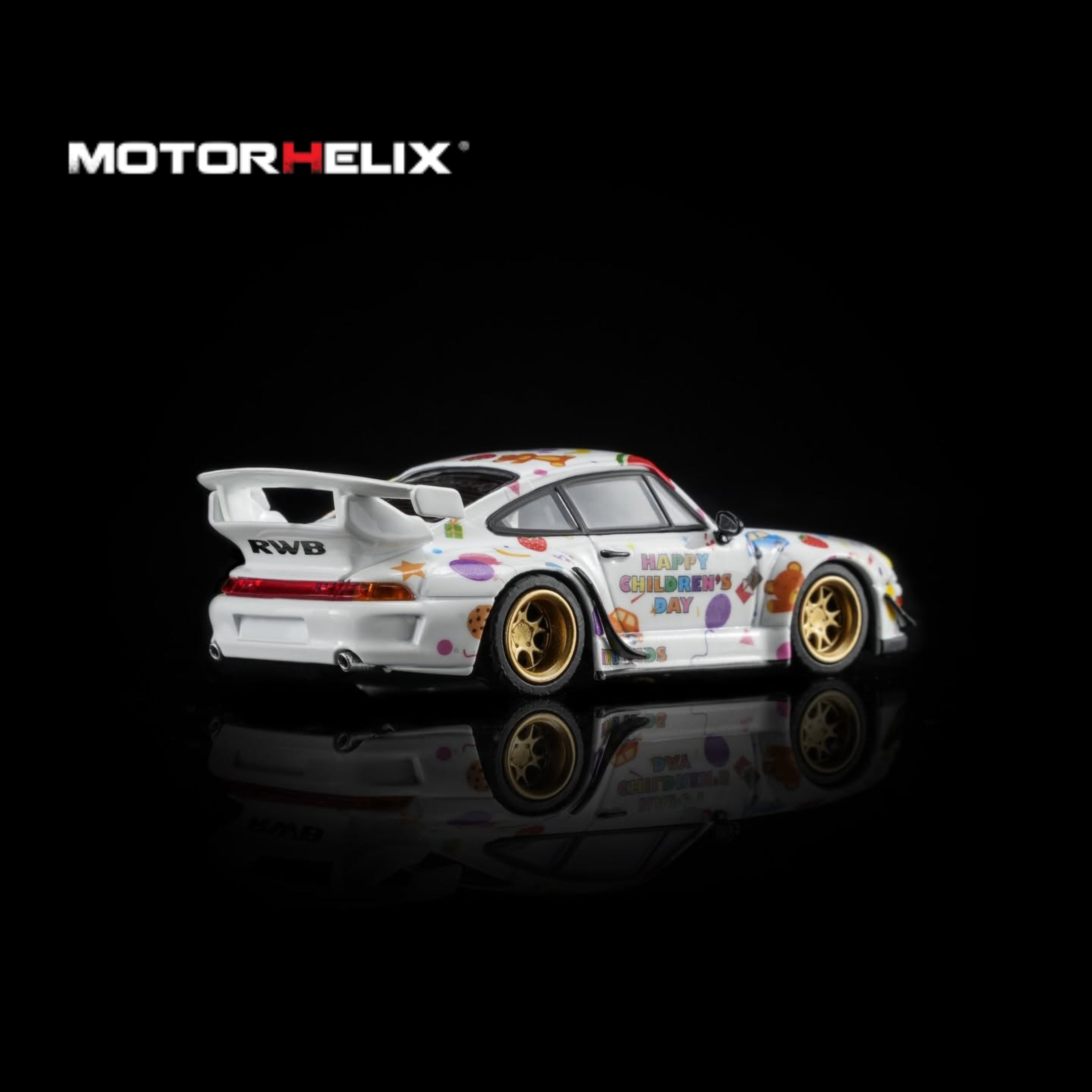 MOTORHELIX 1/64 RWB 993 Children’s Day Limited Edition M62210 1:64 diecast model