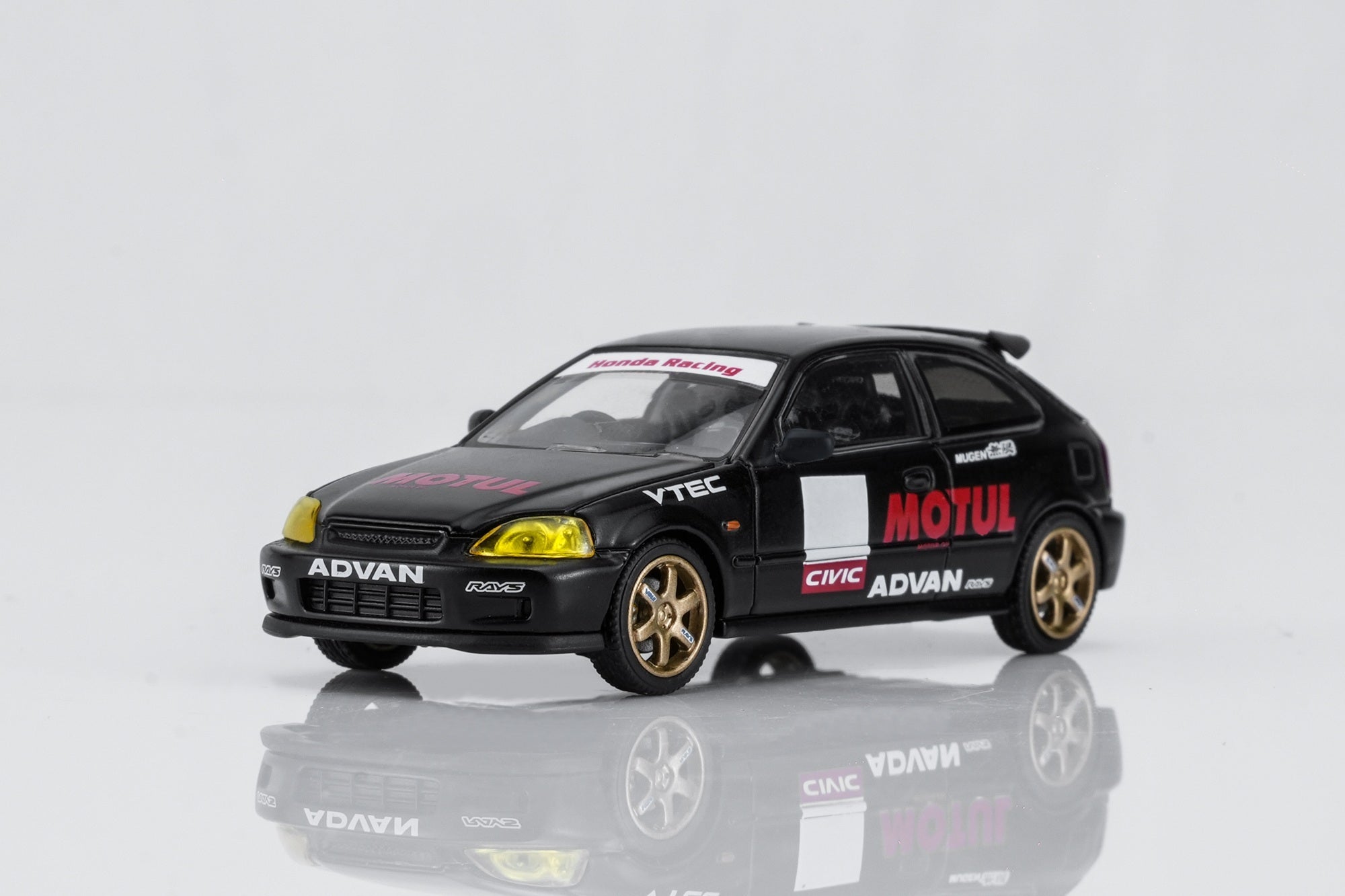 MOTORHELIX 1/64 Honda Civic TYPE R (EK9) Customized Motul Livery M65018 1:64 diecast model