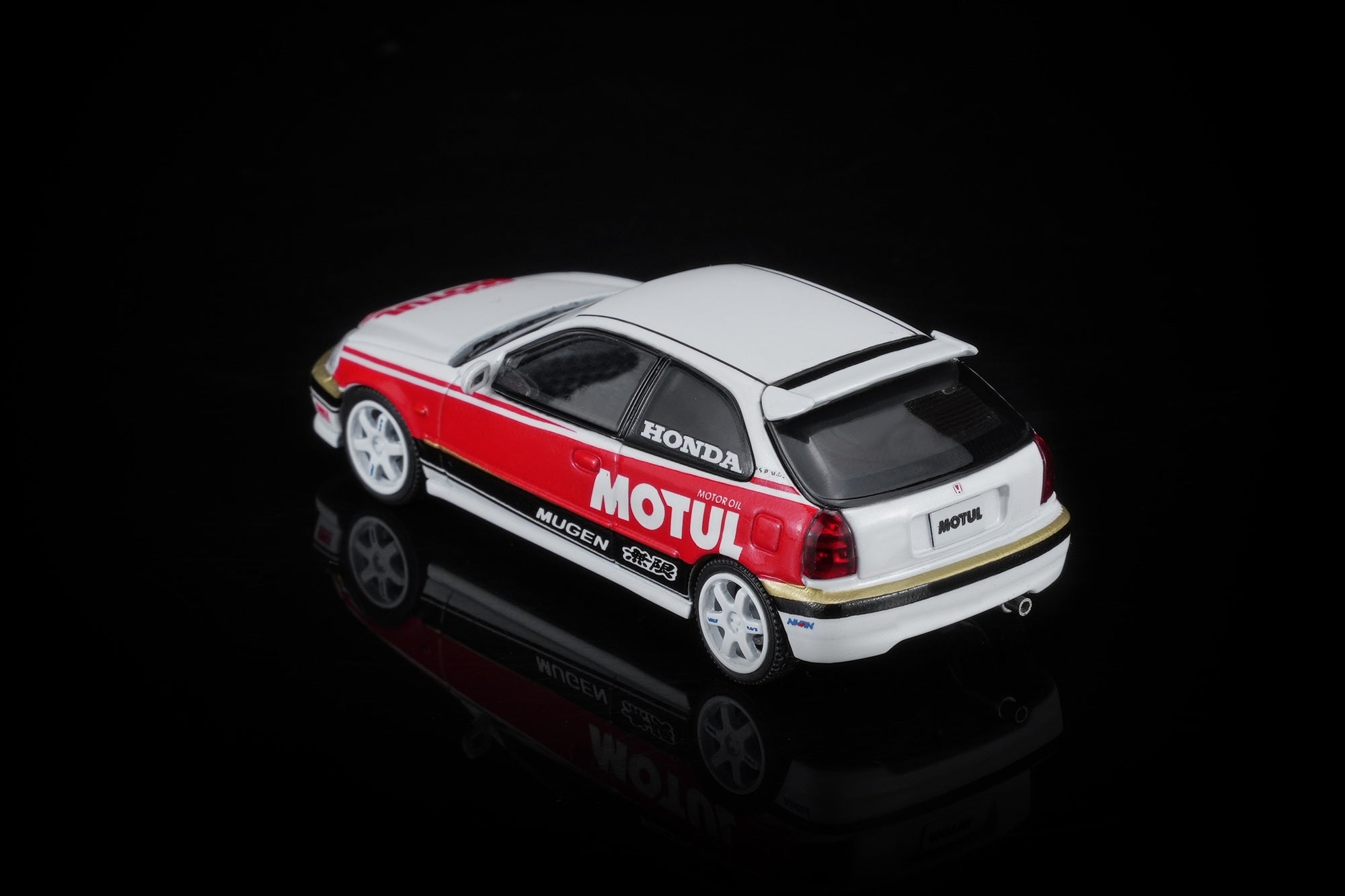 (PREORDER) MOTORHELIX 1/64 Honda Civic TYPE R (EK9) No Good Racing Motul M65024 1:64 diecast model