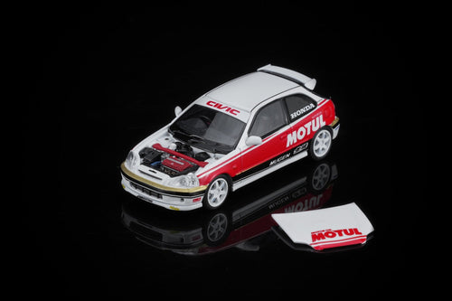 (PREORDER) MOTORHELIX 1/64 Honda Civic TYPE R (EK9) No Good Racing Motul M65024 1:64 diecast model