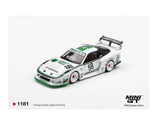 (Preorder) Mini GT 1:64 Nissan LB - Silhouette 180SX – White MGT01181 - BL 1:64 diecast model