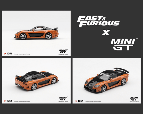 (Preorder) Mini GT 1:64 Mazda RX - 7 VeilSide Fortune "The Fast and the Furious Tokyo Drift" Han Seoul - Oh - Limited Edition MGT01251 - BL 1:64 diecast model