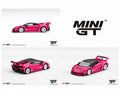 Mini GT 1/64 LB★Works Lamborghini Huracán GT in Ruby Purple, blister pack