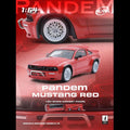 MODELMODEL 1/64 Pandem Mustang Red MM64-PM-001 1:64 diecast model