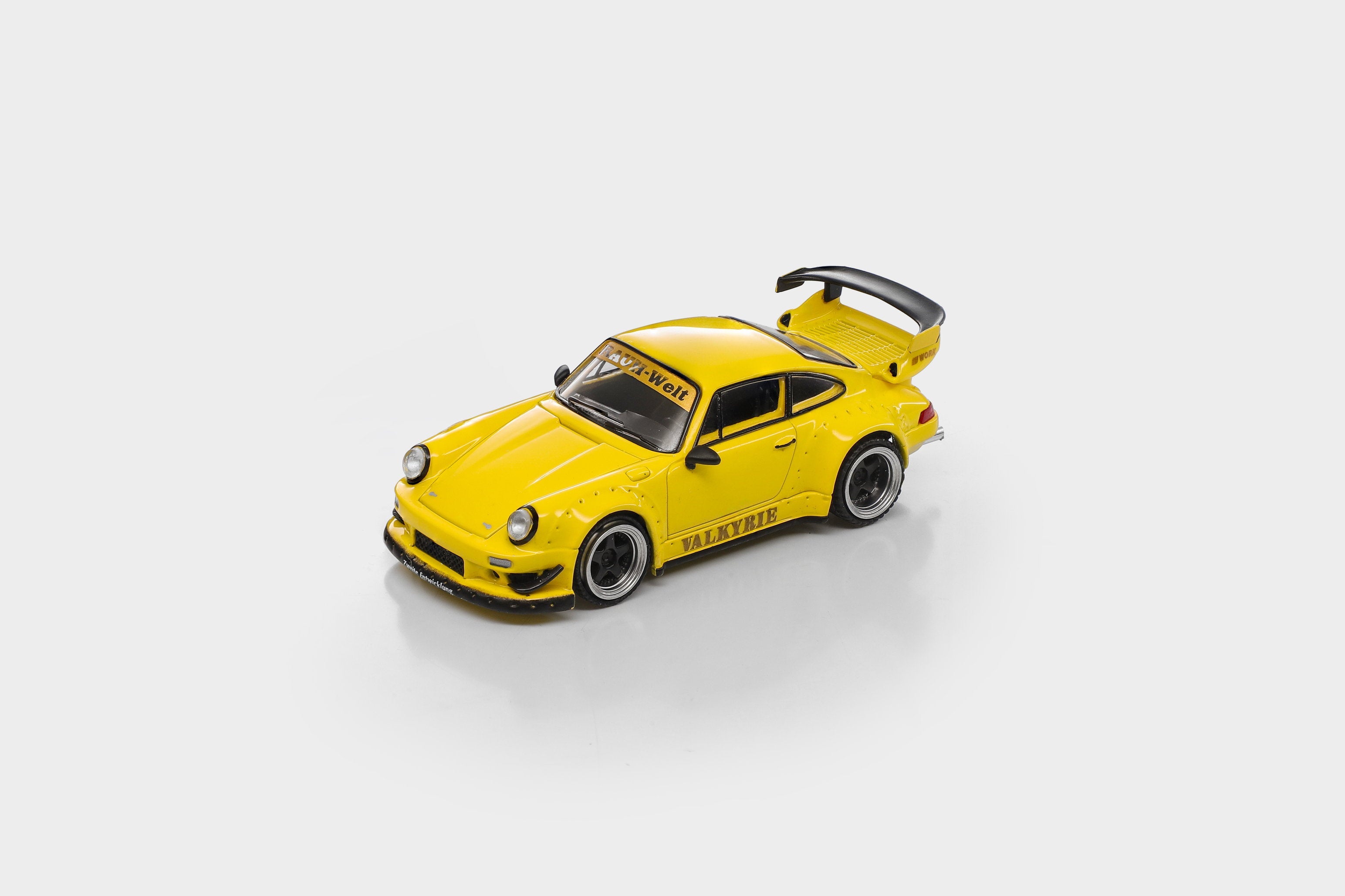 (PREORDER) MODELMODEL 1/64 RWB 930 Valkyrie Yellow (Paper Box) MM64-RWB930-005 1:64 diecast model