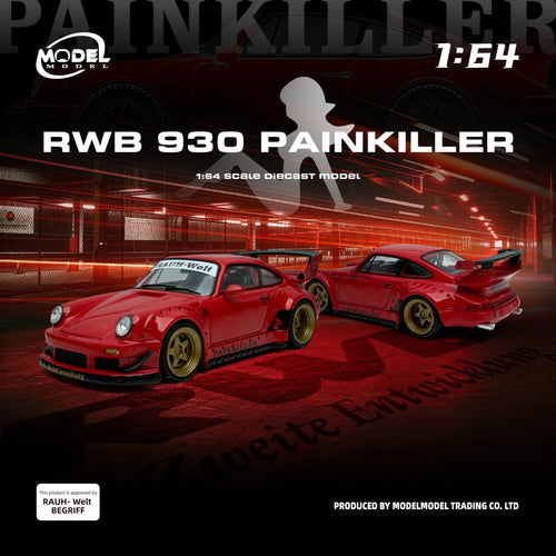 (PREORDER) MODELMODEL 1/64 RWB 930 Painkiller MM64 - RWB930 - 007 1:64 diecast model