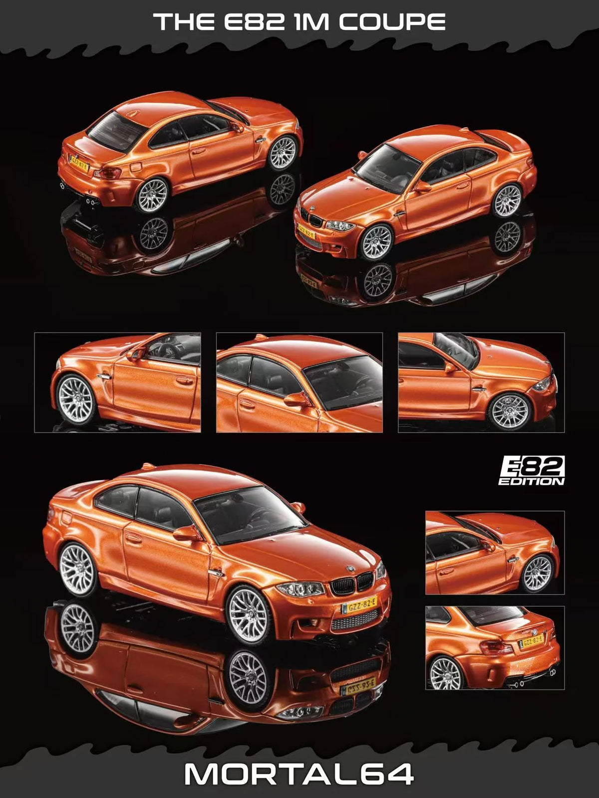 Mortal 1/64 scale BMW 1M Coupe diecast model car