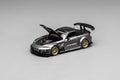 Motorhelix 1/64 Honda S2000 in Moon Rock Metallic diecast model with acrylic case