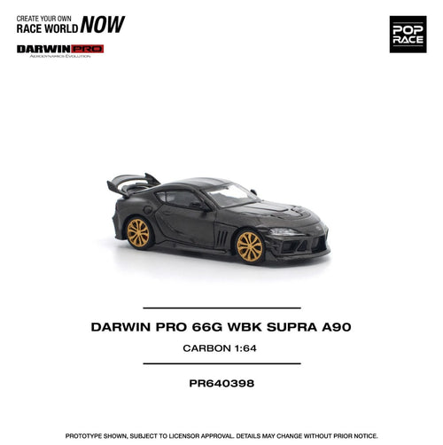 Poprace 1/64 Darwin Pro 66G WBK Supra A90 Carbon Edition diecast model
